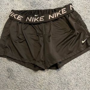 nike black running short